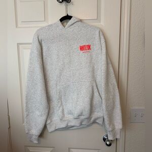 White Fox Cozy Heather great Hoodie